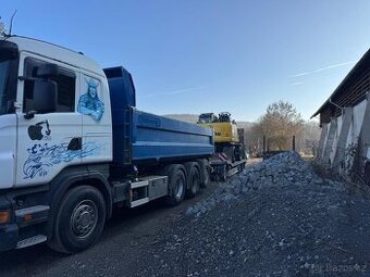 Scania R560 tridem dvoustranný sklápěč