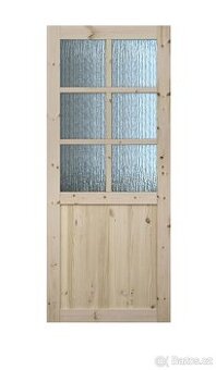 Radex interiérové dveře prosklené, 60L, borovice