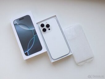 Apple iPhone 16 Pro MAX 256GB Bílý titan - ZÁRUKA - TOP