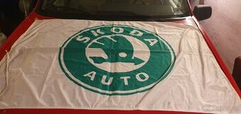 Stara vlajka, poutač original Škoda 140x90cm