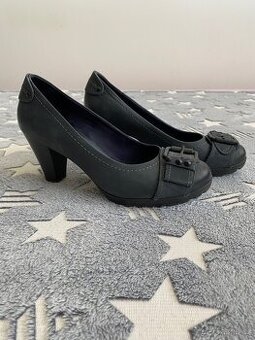 Marco Tozzi - klasické lodičky Black, vel. 39 - 1