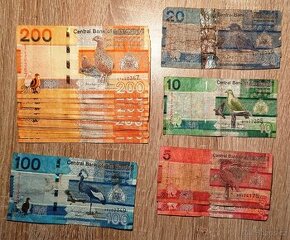 Gambie, bankovky v hodnotě 2.540 dalasi