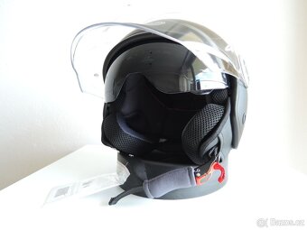 Přilba na skútr, motocykl, G20 Gari, v M, černá