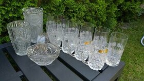 Skleněné dekorace a poháry Bohemia crystal