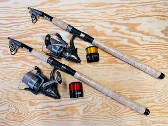 SET 2 + 2 / TELESKOPICKÉ PRUTY ALBASTAR PARTNER TELE CARP 60
