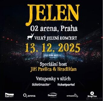 JELEN, VIP KLUBOVÉ PATRO, 13.12.2025 O2 ARENA