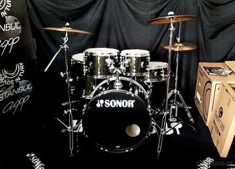 Prodám nové bicí Sonor AQX stage- komplet, zár.2roky 