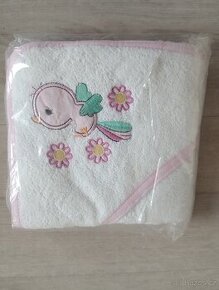 Nová osuška s kapucí 80 x 80 cm