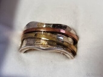 Stříbrný prsten Energy Stone nový