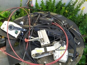 Ovládání lodního motoru, táhla, bovdeny,OMC Johnson evinrude