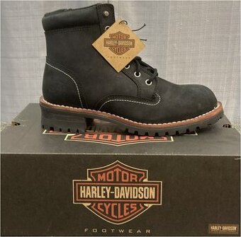 Harley Davidson nové kožené boty Bentler Riding Boot, vel. 4