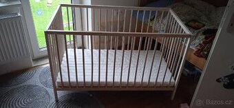 Dětská postýlka Sniglar IKEA 60 X 120 cm + matrace