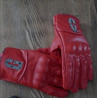 Rukavice Grand Union - červené - XXL