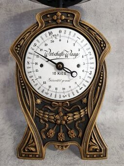 Velmi pěkné jednomiskové 10kg váhy po renovacii, 1905