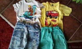 Chlapecké trička a kraťasy vel. 128