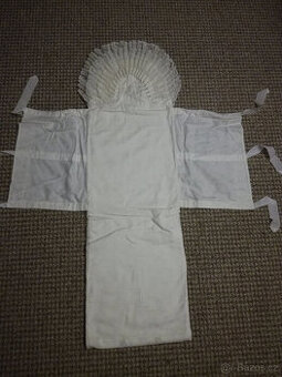 Dětská zavinovačka s krajkou - 1