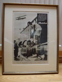 Baťa starý reklamní plakát.