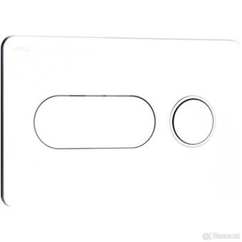 Ovládací tlačítko Jika plast chrom lesk