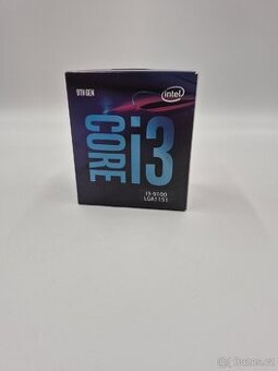i3-9100 9GEN originální balení vč chladiče CPU