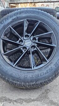 Alu kola 16" Škoda Karoq / Yeti 5x112 + pneu Dunlo