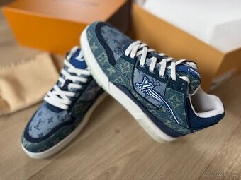 Louis Vuitton sneakers, tenisky, denim, vel.44 (10), NOVÉ
