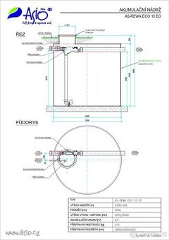 Akumulační nádrž AS-REWA ECO 10 EO