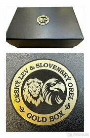 Etue pro zlaté mince Český lev Slovenský orel - číslované