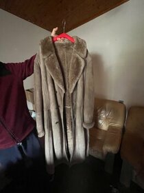 Kožený zimní kabát