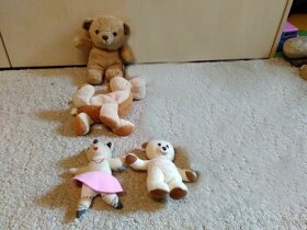 dětská plyšová hračka medvěd, koník myška medvídek - 1