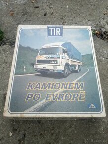 Stará stolní hra Kamionem po Evropě - retro