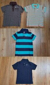 Trička s límečkem 110/116 polo tričko