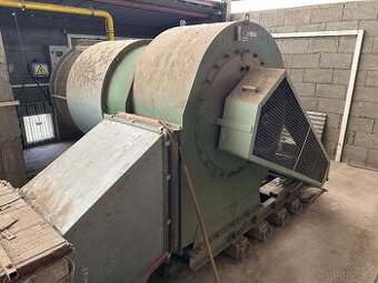 Plynový hořák, spalovací komora, ventilátor