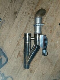 2,25" 57mm výfukové klapky dual pár - 1