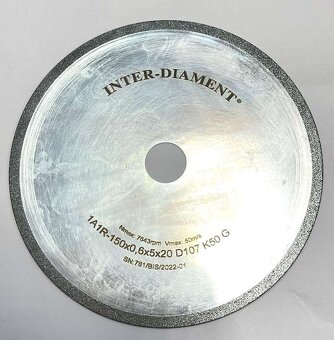 Diamantový disk, kotouč 150 - 1