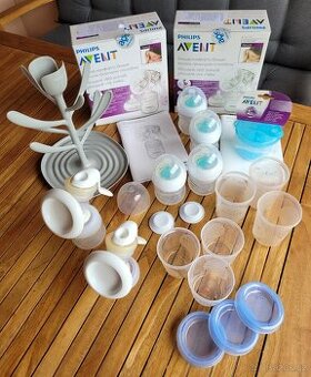 Manuální odsávačky Philips Avent + příslušenství
