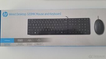 Klávesnice a myš HP 320MK, nová nikdy nepoužitá