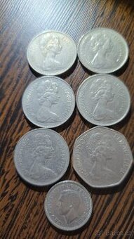 Sběratelské mince - New Pence Elizabeth II., One shilling