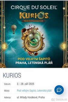 3 lístky - akrobatická show Praha - 7.9. - 1