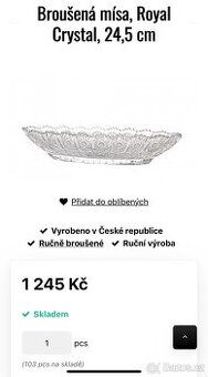 Broušene sklo - 1