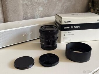 Zánovní: SIGMA 35 mm f/2 DG Contemporary pro L-mount černý