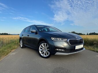 Octavia Scout 2.0TDI 110kW 4x4 DSG 92tis km DPH ČR Tažné