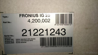 Měnič pro FVE, FRONIUS IG 20