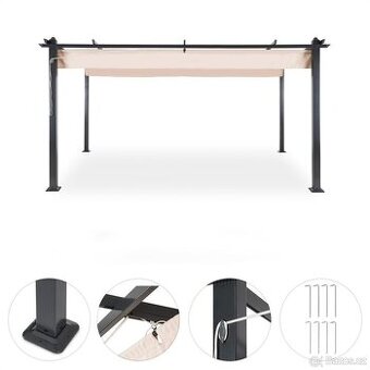 Pergola 3x4 m antracit