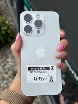 iPhone 15 Pro - 128GB - 91% baterie