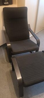 IKEA křeslo POANG + podnožka