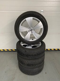 Zimní sada originál Škoda Alu kol R17 - 1