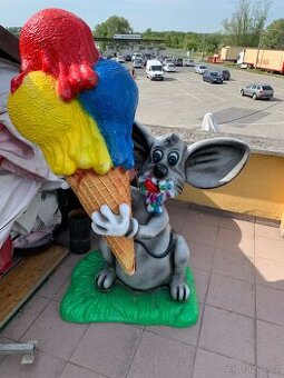 Reklamní poutač zmrzlina