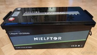LiFePO4 baterie Nielftor 200Ah /12V, BMS s bluetooth