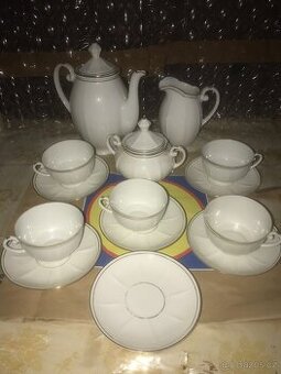 retro čajový servis