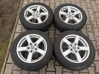 4x al kola 5x120 17 + pneu zimní 215/60 R17C